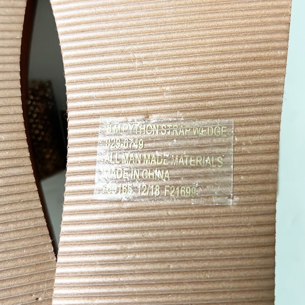 Mix It Python Strap Strappy Women's Wedge - image 6